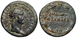 Ancient Coins - Trajan AE As Minted in Rome for Levantine Circulation Good Very Fine