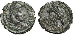 Ancient Coins - Constantius II Nummus "FEL TEMP REPARATIO Spearing Horse Rider" Antioch Choice
