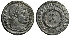Ancient Coins - Constantine I The Great Nummus "VOT XX" Rome Good Very Fine