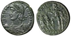 Ancient Coins - Constantius II Centenionalis "Emperor & Captives" Constantinople Extremely Fine