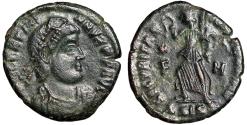 Ancient Coins - Valentinian I Nummus "Victory" Siscia Mint Very Fine