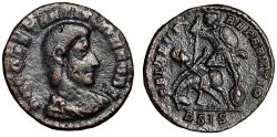 Ancient Coins - Constantius Gallus AE Nummus "Battle Scene" Siscia