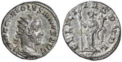 Ancient Coins - Volusian AR Antoninianus "Felicitas, Five Pellets in Exergue" Very Rare