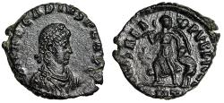 Ancient Coins - Arcadius "Victory Dragging Captive, Cross" Antioch Choice