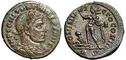 Ancient Coins - Constantine I The Great "Sol, Captive at Feet" Rome Rare Extremely Fine
