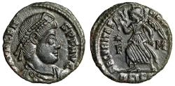Ancient Coins - Valens Nummus "SECVRITAS REIPVBLICAE Victory" Extremely Fine Siscia