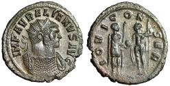 Ancient Coins - Aurelian Antoninianus "Emperor & Jupiter" Serdica Extremely Fine