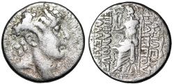Ancient Coins - Philip I Philadelphos AR Tetradrachm "Zeus on Throne" Fine