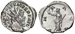 Ancient Coins - Postumus AR Antoninianus "Pax, Peace" Mint State