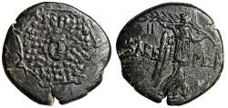 Ancient Coins - Pontos, Kabeira AE22 "Facing Gorgoneion & Nike" Good Very Fine
