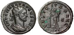 Ancient Coins - Probus Antoninianus "Felicitas Holding Caduceus" Siscia Extremely Fine
