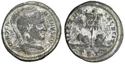 Ancient Coins - Constantine I The Great Silvered Nummus "Captives"  Very Rare Thessalonica