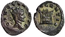 Ancient Coins - Divus Claudius II Gothicus Silvered Antoninianus "Flaming Altar" Extremely Fine