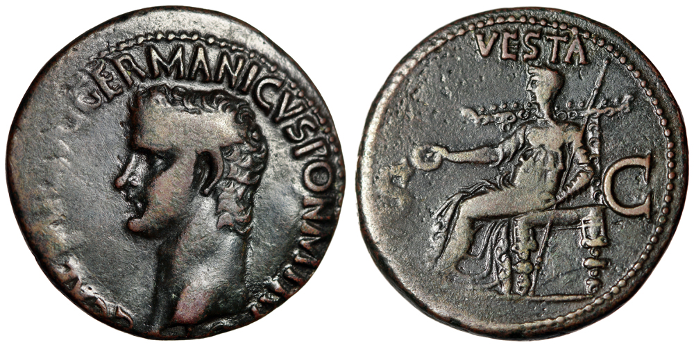 caligula-gaius-ae-as-portrait-vesta-enthroned-good-fine-roman