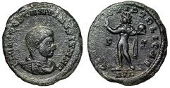Ancient Coins - Constantine II Caesar "CLARITAS REIPVBLICAE Sol" Trier Extremely Fine