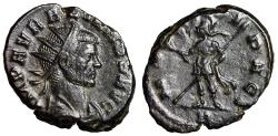 Ancient Coins - Aurelian Antoninianus "MARTI PACI Mars with Branch" Milan Rare
