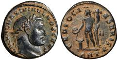 Ancient Coins - Maximinus II Daia Follis "GENIO CAESARIS * Genius" Antioch Rare