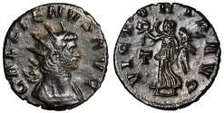 Ancient Coins - Gallienus Antoninianus "VICTORIA AVG Victory, T in Field" Rare Extremely Fine