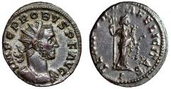 Ancient Coins - Probus Silvered Antoninianus "Felicitas, Caduceus" Extremely Fine
