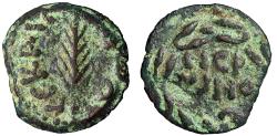 Ancient Coins - Porcius Festus, Judean Procurator Under Nero "Palm Branch" 59-62 AD