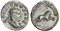 Ancient Coins - Gallienus Billon Antoninianus "Lion Pouncing" Legionary Type Rare