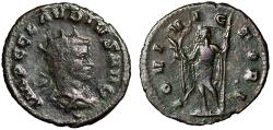 Ancient Coins - Unlisted Pellet Below Portrait Claudius II Gothicus Antoninianus "Jupiter" Rare