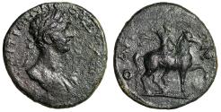 Ancient Coins - Hadrian AE21 of Odessos, Thrace "Emperor on Horseback" Scarce