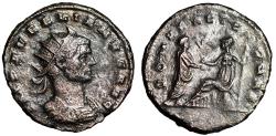 Ancient Coins - Aurelian Silvered Antoninianus "ROMAE AETERNAE Roma & Emperor" Good Very Fine