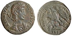 Ancient Coins - Constantius II Centenionalis "Battle Scene" Alexandria Good Very Fine