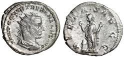 Ancient Coins - Trebonianus Gallus AR Antoninianus "Pietas, Hands Raised" Good Very Fine