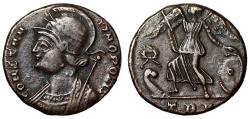 Ancient Coins - Constantinople City Commemorative "Victory, Wreath" Trier Good Very Fine