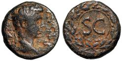 Ancient Coins - Augustus AE21 of Antioch "SC Within Wreath" Good Fine