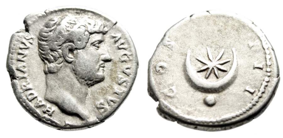 hadrian silver denarius