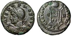 Ancient Coins - Crispus as Caesar "Holding Spear" Unpublished Legends