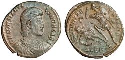 Ancient Coins - Constantius Gallus Centenionalis "Spearing Rider" Alexandria Extremely Fine