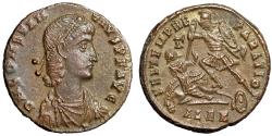Ancient Coins - Constantius II Centenionalis "Soldier Spearing Horse Rider" Alexandria Choice