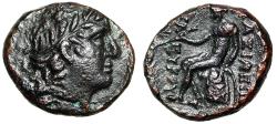 Ancient Coins - Seleucid Kingdom: Seleukos III Keraunos "Apollo Seated" Extremely Fine