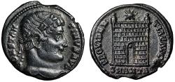 Ancient Coins - Constantine I The Great Nummus "Campgate" Antioch Good Very Fine