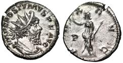 Ancient Coins - Postumus AR Antoninianus "PAX AVG Pax, Peace" Trier Extremely Fine