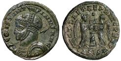 Ancient Coins - Constantine I The Great "Helmeted with Spear & Shield / Victories" Siscia