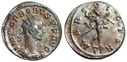 Ancient Coins - Probus Silvered Antoninianus "MARS VICTOR Mars, Trophy & Spear" Extremely Fine