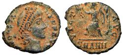 Ancient Coins - Constans I "VICT AVG Victory" Antioch Scarce Good Very Fine