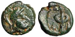 Ancient Coins - Crete, Aptera "Ares & Race Torch" Extremely Rare