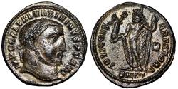 Ancient Coins - Maximinus II Daia Silvered Follis "Jupiter" RIC Unrecorded Variety