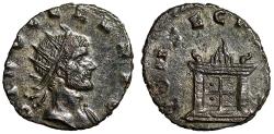 Ancient Coins - Claudius II Gothicus Posthumous Issue "Draped Shoulder / Altar" Extremely Rare