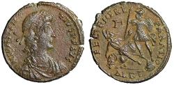 Ancient Coins - Constantius II Centenionalis "Roman Soldier Spearing Horseman" Alexandria