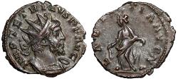 Ancient Coins - Tetricus I Antoninianus "Laetitia, Wreath and Anchor" Good Very Fine