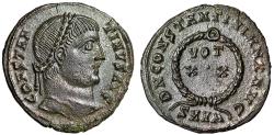 Ancient Coins - Constantine I The Great "VOT XX Wreath" Heraclea Choice Extremely Fine