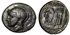 Ancient Coins - Akarnania, Federal Coinage (Akarnanian Confederacy) AE21 "Athena & Achelöos"