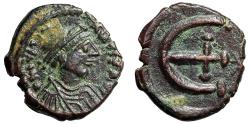 Ancient Coins - Justinian I Pentanummium "Large Epsilon, Cross in Center"